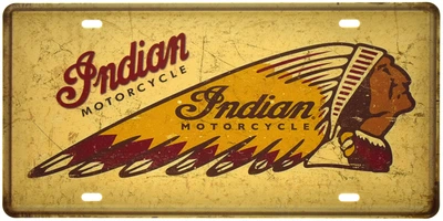 Металева табличка "Indian Motorcycle – Легенда Американських Доріг" (ms-105063)