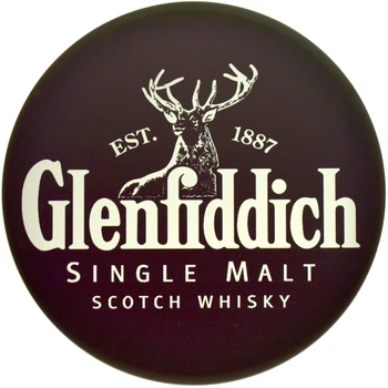 Металева табличка "Glenfiddich – Шотландський Віскі" (ms-105190)