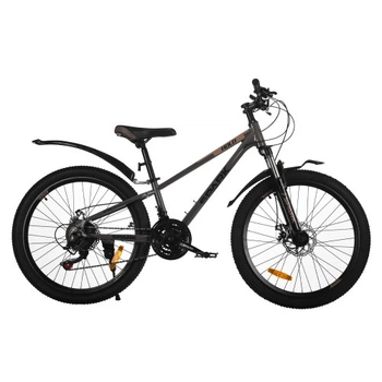Велосипед SPARK HOLD (колеса – 24", стальная рама – 11") темно-графитовый