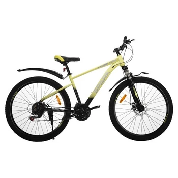 Велосипед SPARK VIBE (колеса - 27,5", сталева рама - 17") лаймовий з чорним