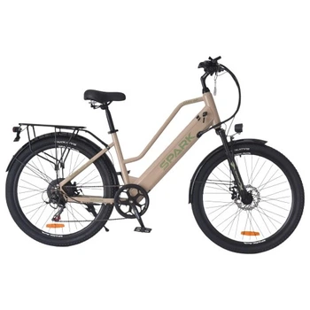 Велосипед с электромотором SPARK E-CITY EASY GO 17" 48V/500W/12,5Ah бежевый