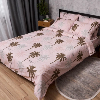 Комплект постільної білизни Moon&Star Бязь Gold Люкс Palm Dream Полуторний Євро 160х220наволочки 2х70х70 (MS-820011432)