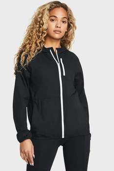 Жіноча чорна вітровка LAUNCH LIGHTWEIGHT JKT Under Armour XS 1381881-001