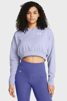 Жіночий бузковий світшот UA Rival Terry OS Crop Crw Under Armour XS 1382738-539