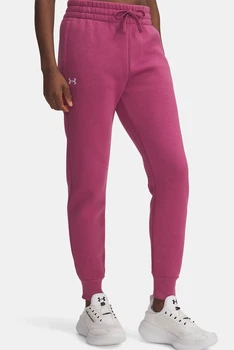 Жіночі рожеві спортивні штани UA Rival Fleece Jogger Under Armour XS 1379438-659