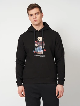 Худи мужское Polo Ralph Lauren 11717 2XL Черное (smt2000000044613)