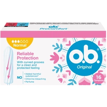 Тампоны o.b. Original Normal 16 шт. (3574660089318/3574661350134)