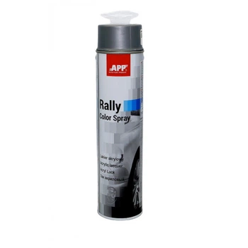Лак акриловий срібний 600ml "APP RALLY COLOR" 210114