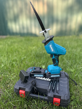 Акумуляторна шабельна пилка Makita JR-185Z з АКБ (24V 4.0Ah) Макіта пила сабельна для різання металу дерева та гіпсокартону