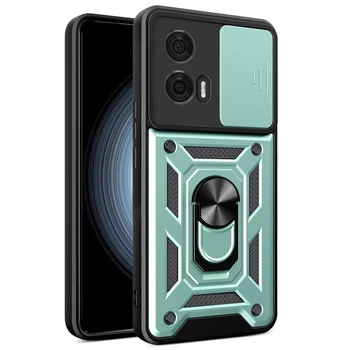 Чехол Fiji Camera Defence для Motorola Edge 50 Fusion бампер с защитой камеры и подставкой Green
