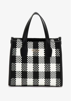 Сумка женская Silvana Mini Guess Черно-белая