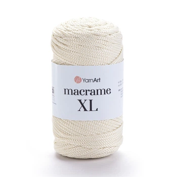 Шнур YarnArt Macrame XL поліефірний для макраме 3мм 250гр 130м натуральний (№137)