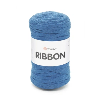 Пряжа плоска YarnArt Ribbon 250г для макраме в'язання Водна синь (№789)