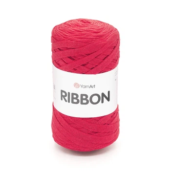 Пряжа плоска YarnArt Ribbon 250г для макраме в'язання червона (№773)