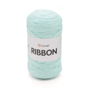 Пряжа плоска YarnArt Ribbon 250г для макраме в'язання бірюза (№775)