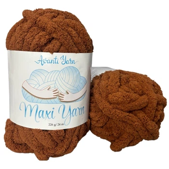 Пряжа для в'язання руками Avanti Maxi Yarn мікрополіестер карамель (№17-1147)