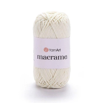 Пряжа поліестер YarnArt Macrame 2 мм 90г натуральна (№137)