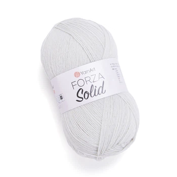 Пряжа шкарпеткова YarnArt Forza Solid Форца Солід світло-сіра (№4611)