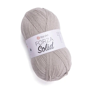 Пряжа шкарпеткова YarnArt Forza Solid Форца Солід сіра (№4605)