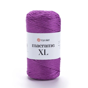 Шнур YarnArt Macrame XL поліефірний для макраме 3мм 250гр 130м фіалковий (№161)