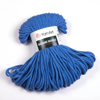 Шнур для макраме YarnArt Macrame Braided 250гр 67м небесний (№786)