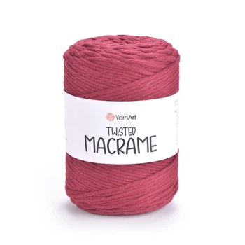Шпагат для макраме YarnArt twisted 4мм 500г бордо (№781)