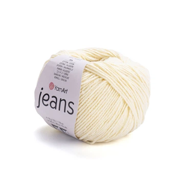 Пряжа YarnArt Jeans для в'язання 50г ваніль (№86)