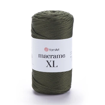 Шнур YarnArt Macrame XL поліефірний для макраме 3мм 250гр 130м хакі (№164)