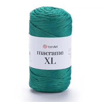 Шнур YarnArt Macrame XL поліефірний для макраме 3мм 250гр 130м смарагдовий (№158)