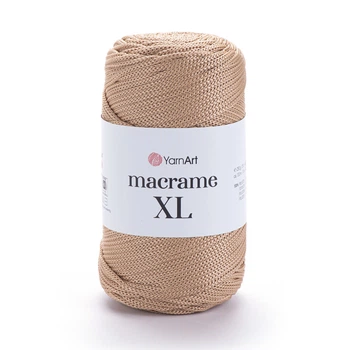 Шнур YarnArt Macrame XL поліефірний для макраме 3мм 250гр 130м пудра (№131)