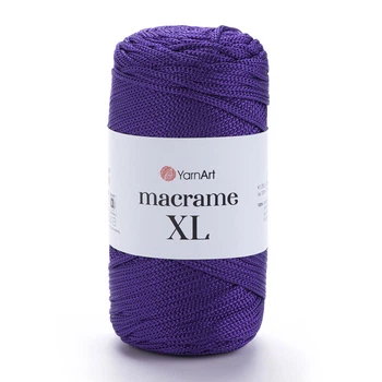 Шнур YarnArt Macrame XL поліефірний для макраме 3мм 250гр 130м фіолетовий (№167)