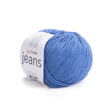 Пряжа YarnArt Jeans для в'язання 50г синя (№16)