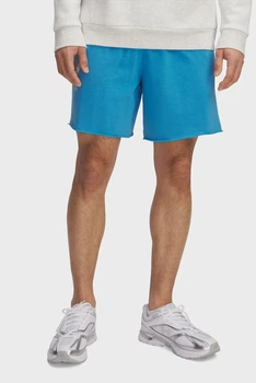 Чоловічі блакитні шорти UA Rival TerryLogo8inShort Under Armour MD 1390147-452