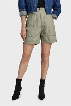 Жіночі зелені шорти Fatigue Short G-Star RAW 25 D24405,A790