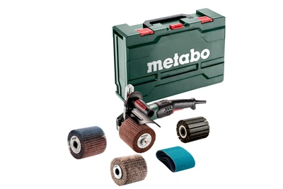 Щеточная полировальная машина METABO SE 17-200 RT Set с набором принадлежностей; 1700Вт; 800-3000 об/мин; 17 Нм; 2,9кг; сталевий