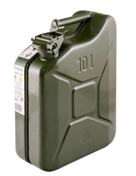 Каністра металева GELG 10 арк.; колір OLIVE GREEN (RAL6003); DIN 7274; товщина мелалу 0,8 мм; 2,7 кг (30-04-21-3101)
