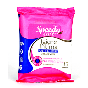 Вологі серветки для інтимної гігієни SPEEDY care salv.int. 15 шт.
