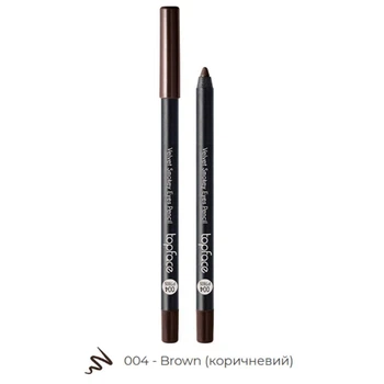 Карандаш-кайал для глаз TopFace Velvet Smoky Eyes PT605 [004 - коричневый] 4,8 г