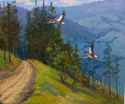 Картина, " До рідної оселі " 2023 р.