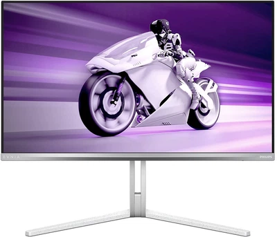 Монитор TFT 27" Philips 27M2N8500, QD-OLED, QHD, 360Hz, 0,3ms, 2xHDMI, DP, USB-hub, HAS, Pivot, колонки, біл