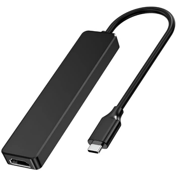 Док-станція USB 3.0 ->HDMI 4K30Hz/USB2.0x2/USB 3.0/USB-C PD 100W 5 in 1 Hub Choetech
