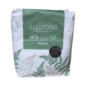 Підгузки-трусики еко Lillydoo green pants 5 розмір, 11-16 кг, 22 шт