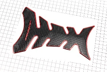 Наклейка на бак PROGRIP, с красной окантовкой MPARTS