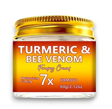 Омолаживающий крем для лица FIRMOYO с куркумой и пчелиным ядом "Turmeric & Bee Venom" 60 г