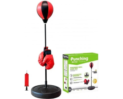 Боксерська груша для дітей на стійці з рукавичками Punching Ball Set