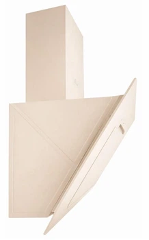 Витяжка Luxor Wohnung Lau BG F 60 1450 LED + подвійне втягування, бежеве скло