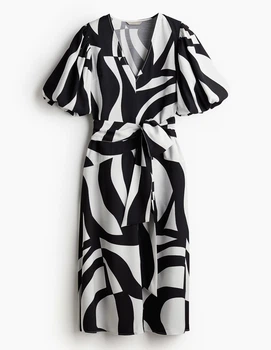 Плаття H&M Ж1125611 (12383260) колір білий чорний S
