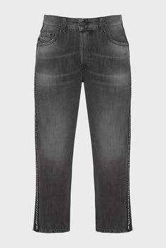 Жіночі чорні джинси D-ARYEL-SP1 L.30 TROUSERS Diesel 24-30 00SE6S 0096I