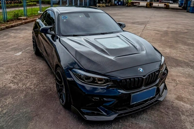 Капот V2 (Карбон) для BMW 2 серия F22/F23 2014-2021 гг