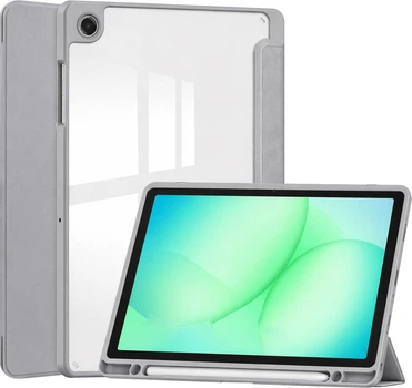 Чехол для планшета Samsung Galaxy Tab A11 Plus SM-X236B 11" BeCover Soft Edge TPU с креплением для стилуса Gray (BC_715569)